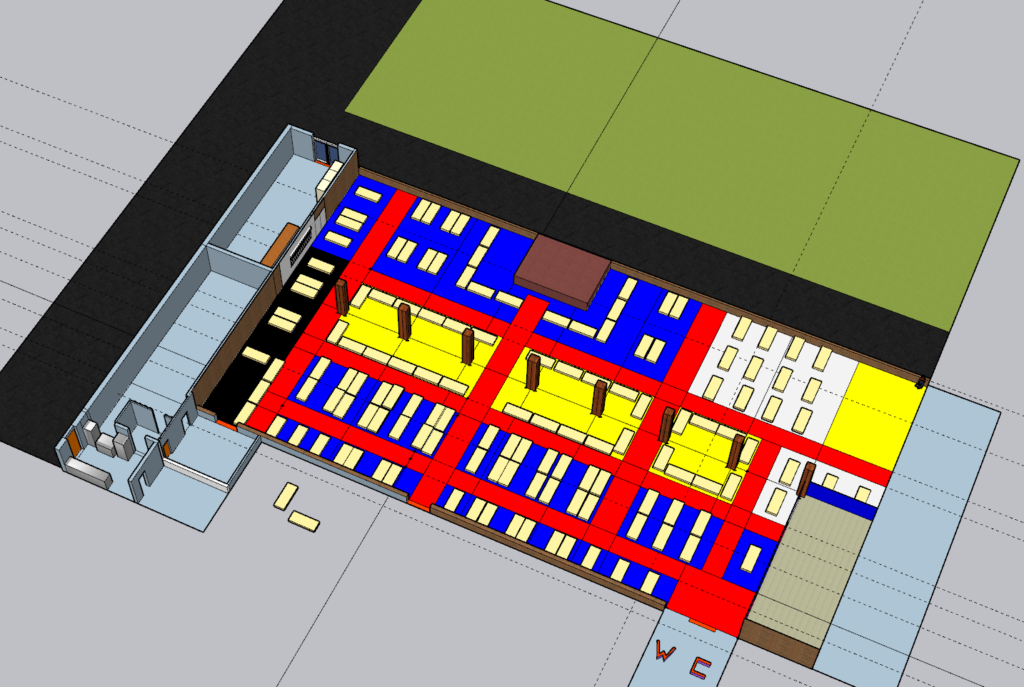 espace tables festival Hammer Time Plan de placement Hammer Time