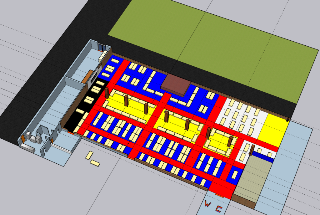 Plan de placement Hammer Time