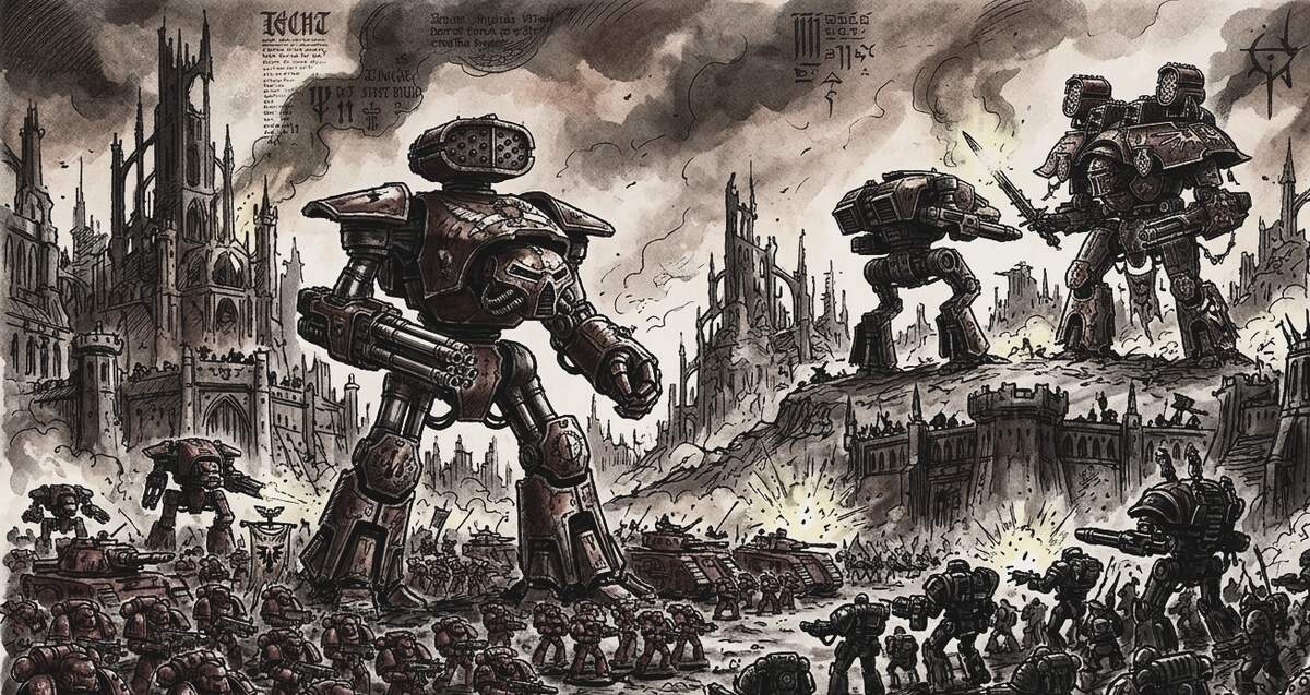 illustration legio imperialis pour la forge ludique